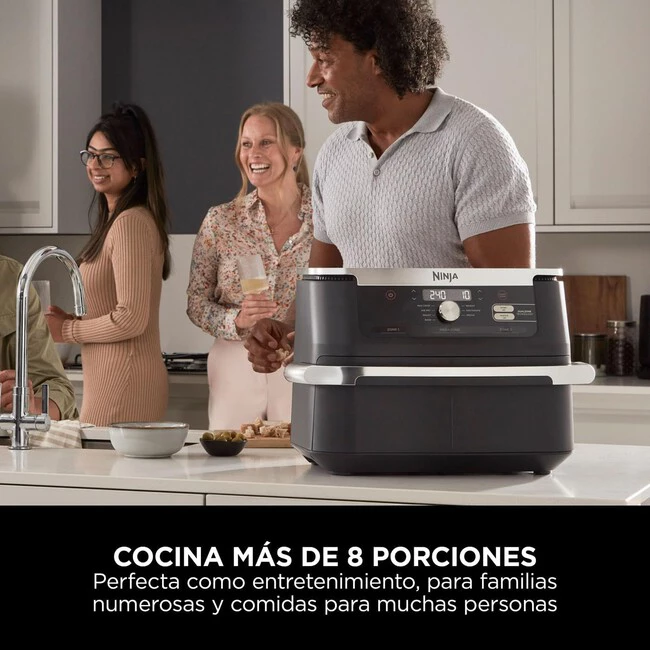 Ninja Foodi FlexDrawer Freidora de aire con compartimento doble