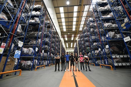 Piloto Moto2 Visita Triumph 2018