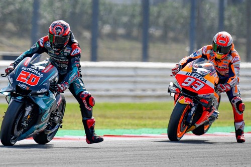 Marc Márquez, Fabio Quartararo y el teaser de lo que podría ser el futuro de MotoGP