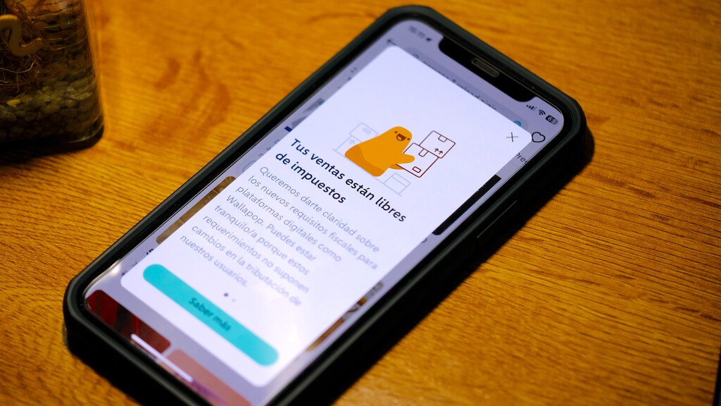 Wallapop está comunicando a sus usuarios que sus ventas 