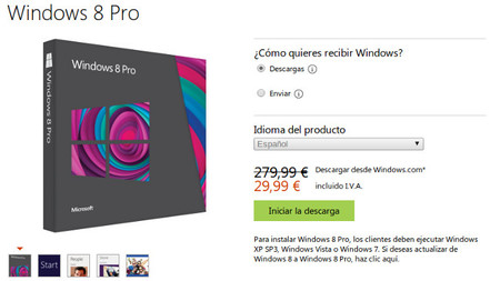 Si quieres actualizarte a Windows 8 hoy finaliza la oferta de lanzamiento de Microsoft