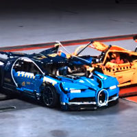 Este crash-test entre el Chiron y el 911 GT3 RS de LEGO Technic muestra la importancia de las pruebas de choque