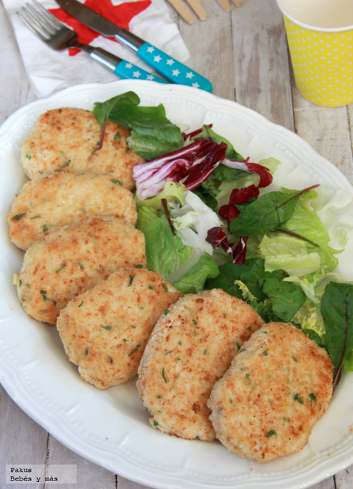 Filetes rusos de pollo. Receta para niños
