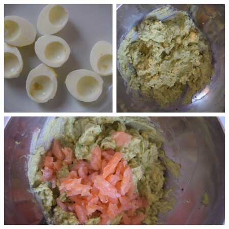 Huevos Rellenos De Aguacate Y Salmon Paso A Paso