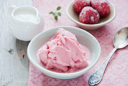 Helado Fresas