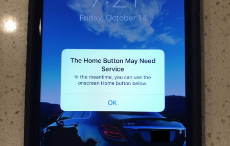 Así reacciona iOS cuando detecta que el botón Home del iPhone 7 no funciona correctamente