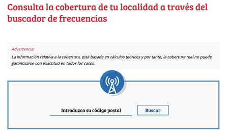 Código postal en la web del Gobierno