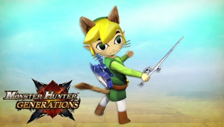 Cartoon Link es el nuevo invitado de Monster Hunter Generations