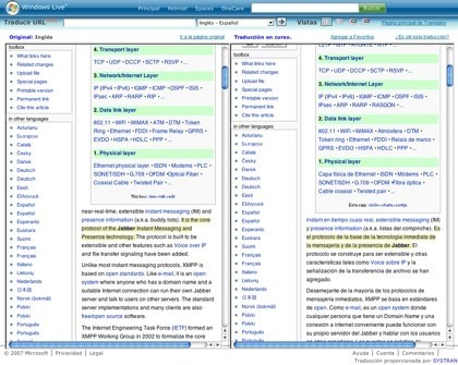Windows Live Translator beta, el servicio de traducción online de Microsoft