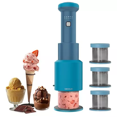 Cecotec Máquina de Helados - Heladera de Mano - Gelatec Easymove