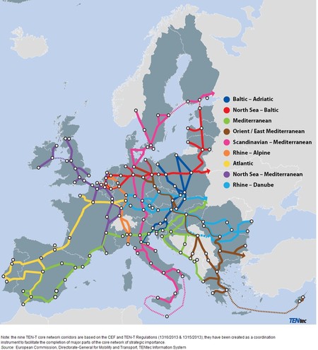 T Core Network Corridors Freight And Passenger Ryb17