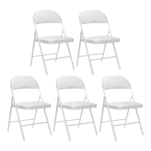 THINIA HOME Pack 5 Sillas Plegables Acolchadas