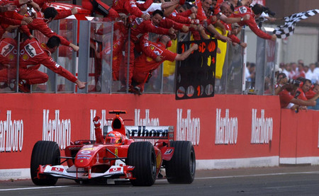 Michael Schumacher 2004 Hungría