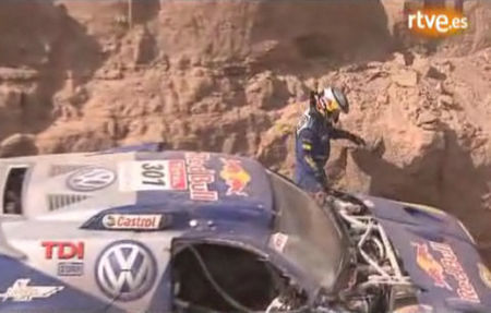 Carlos Sainz abandona el Dakar 2009