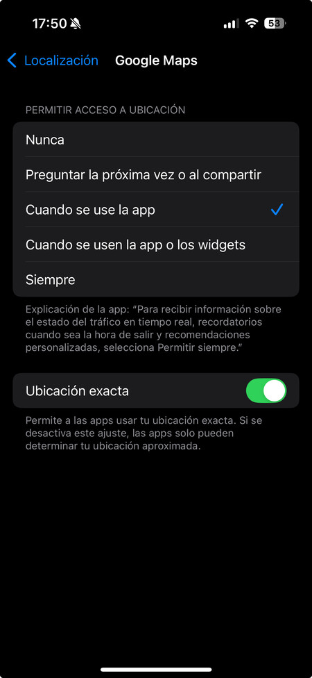 Acceso ubicacion