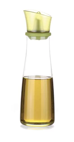 Aceitera Tescoma VITAMINO Ovalado Vidrio Verde, Transparente, Jarras de 250 ml
