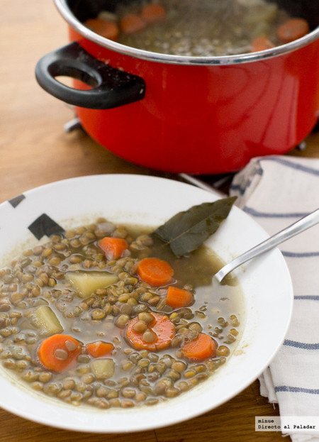 Receta de lentejas al curry
