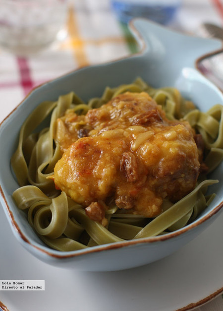 Albóndigas de bacalao con pasas y piñones. Receta de Semana Santa