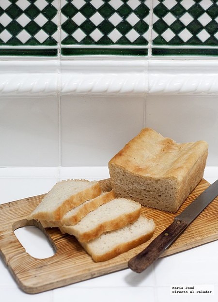 Receta de pan de molde sin amasado