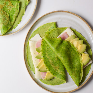 Crepes de espinacas: una receta saludable, rápida y buenísima