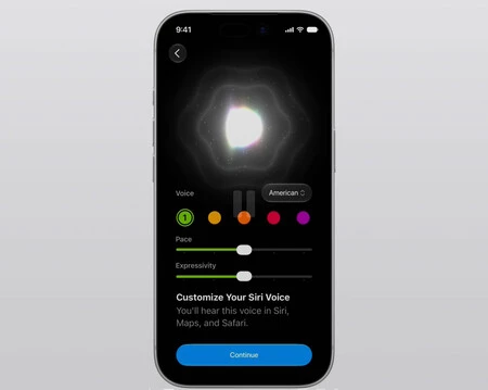 Modulador del tono para las voces de Siri