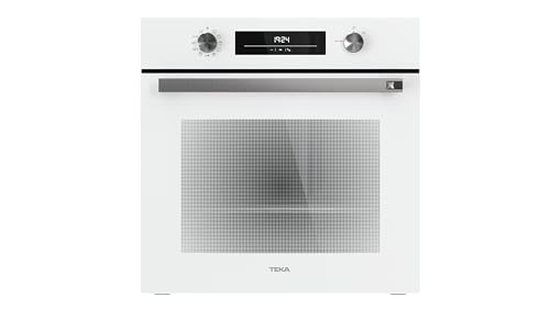 TEKA Horno Multifunción Pirolítico 60cm, 8 Funciones de Cocción, Sistema ThermoSeal, Autolimpieza Pirólisis y HydroClean, Display LED, Modelo NEO HSB 6250 P WH