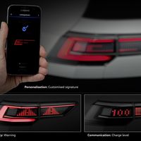 Volkswagen tiene en el horno una tecnología de alumbrado interactivo para poder comunicarnos en carretera