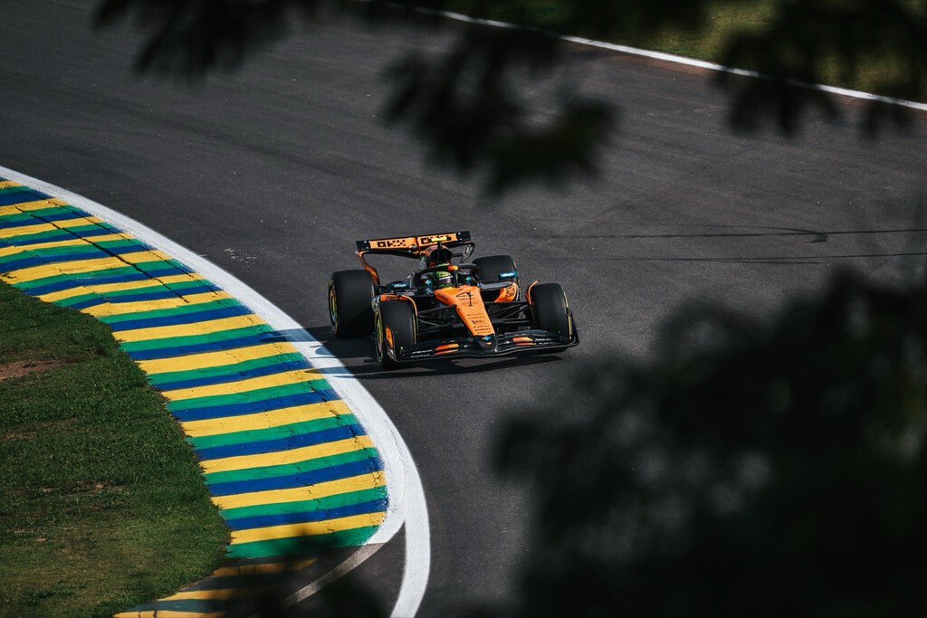 Lando Norris pone la directa hacia el título batiendo a Oscar Piastri y Max Verstappen en la mini pole de Brasil 