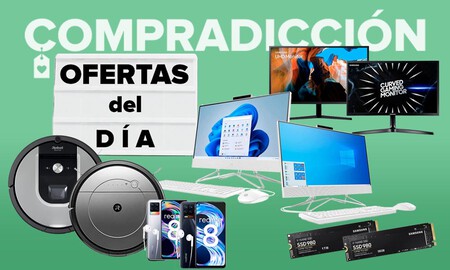Chollos del día en Amazon: smartphones realme, ordenadores Hp, robots aspiradores Roomba o monitores Samsung y más precios rebajados