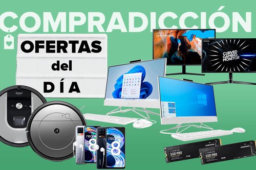 Chollos del día en Amazon: smartphones realme, ordenadores Hp, robots aspiradores Roomba o monitores Samsung y más precios rebajados