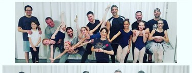Los divertidísimos vídeos de una clase de ballet de padres e hijas 