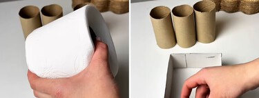 Con esta genial idea puedes reutilizar los rollos de papel higiénico y mantener más ordenada la cocina 