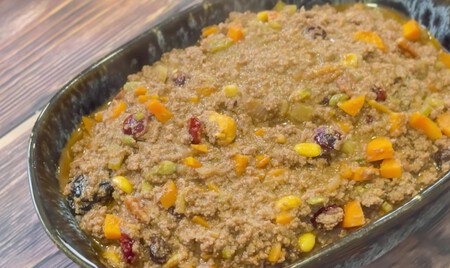 Cómo hacer relleno de pavo con carne molida y fruto secos, con la receta y trucos del Chef José Ramón Castillo 