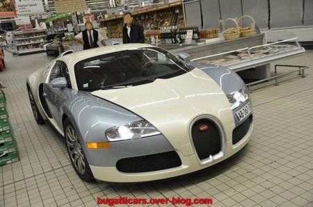 Bugatti Veyron Supermercado