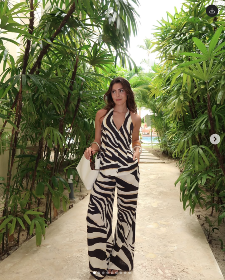 Look de cebra de Mango
