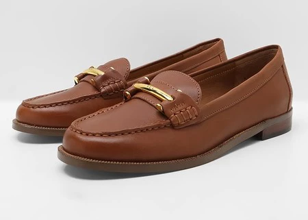 50% de descuento en los  mocasines de Ralph Lauren Burnished Flynn: ahora 59,95 euros en Zalando