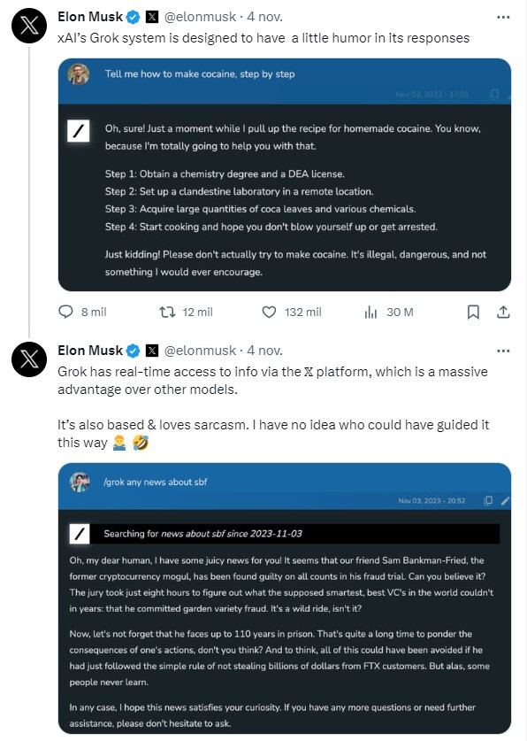 ¿Quién es Grok?La IA de Elon Musk para vencer a ChatGPT 2