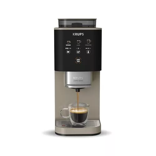 KRUPS Coffee Crush, Cafetera Superautomática, Café en Grano y Molido