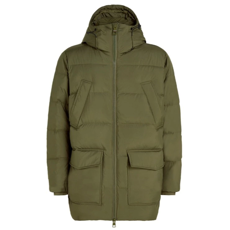 Tommy Hilfiger Parka de hombre estilo puffer acolchado
