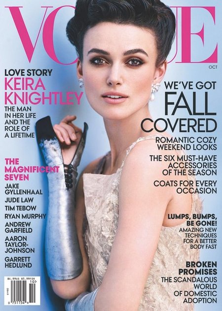 Keira Knightley posa totalmente 'karenizada' en la portada de Vogue, ¡qué elgancia por Dior!