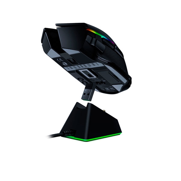 Razer Basilisk Ultimate Ratón Gaming 20000DPI Negro + Peana de Recarga Negro.