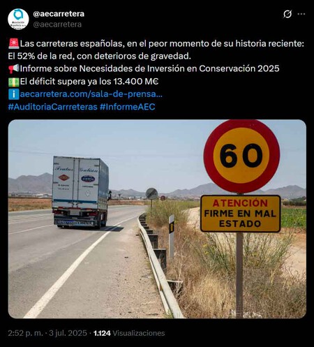 Carretera Mal Estado España