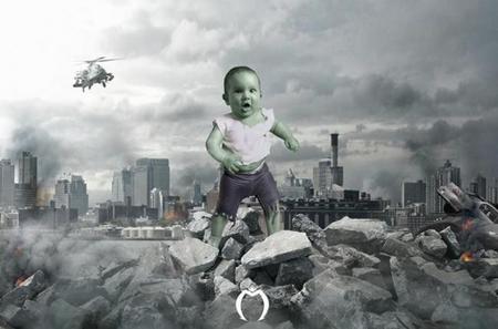 Hulk foto bebé original