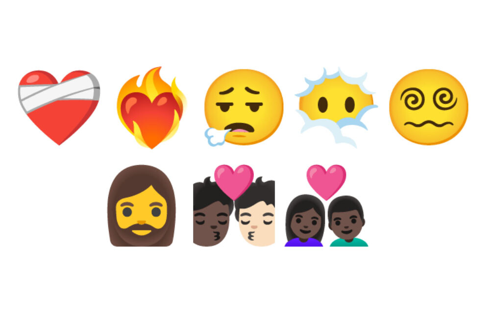 Los Google Pixel estrenan 217 nuevos emojis: mujer barbuda, corazón en llamas y más