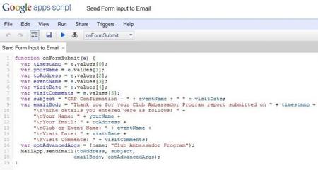 Utilizando Google Scripting con Google Docs