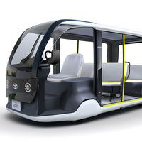 Este pequeño vehículo eléctrico es la lanzadera de Toyota para los Juegos Olímpicos de Tokio 2020