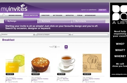 MyInvites, otro servicio para crear invitaciones y gestionar la disponibilidad de los invitados