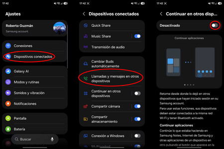 Continuar Dispositivo 1