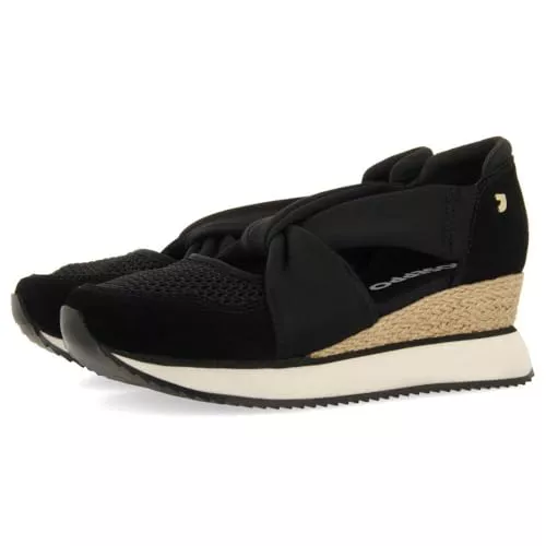 Zapatillas Abiertas Piel CUÑA Rafia Darlington