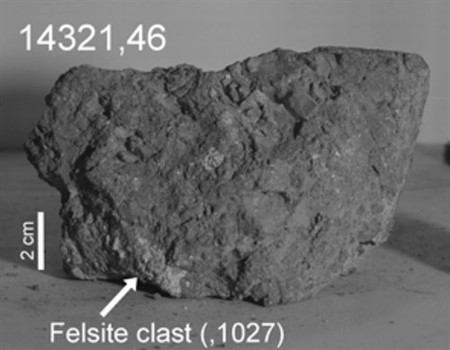 Ésta podría ser la primera prueba de un primer meteorito terrestre que ha impactado contra la Luna